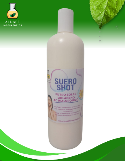 SUERO SHOT FILTRO SOLAR SPF 80 COLAGENO AC HIALURONICO