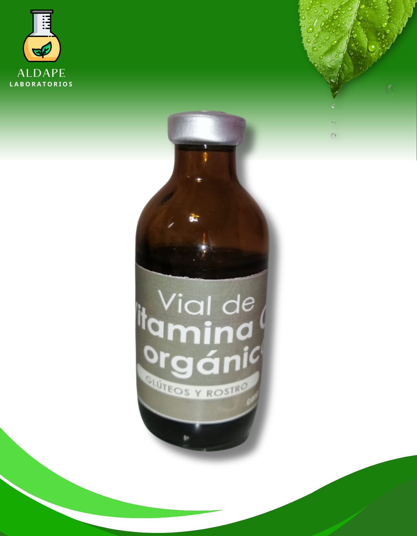 Vial de Vitamina C orgánico