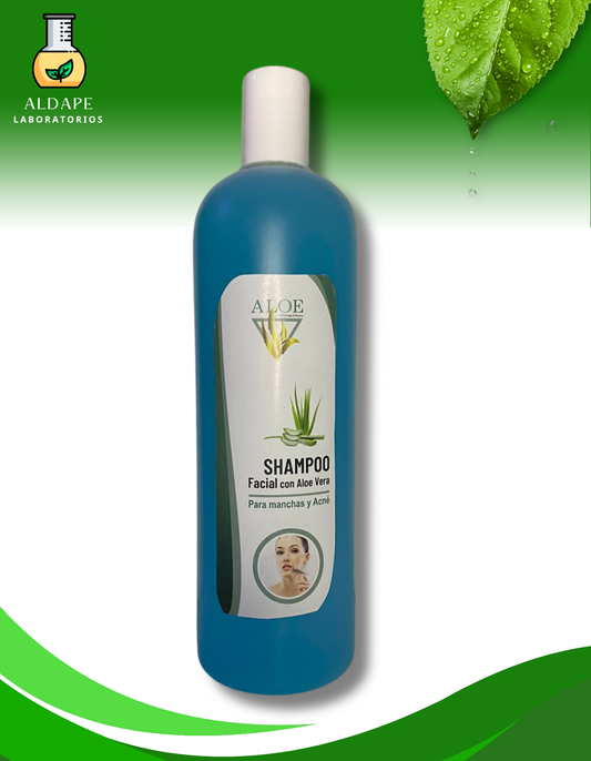 Shampoo facial con aloe Vera