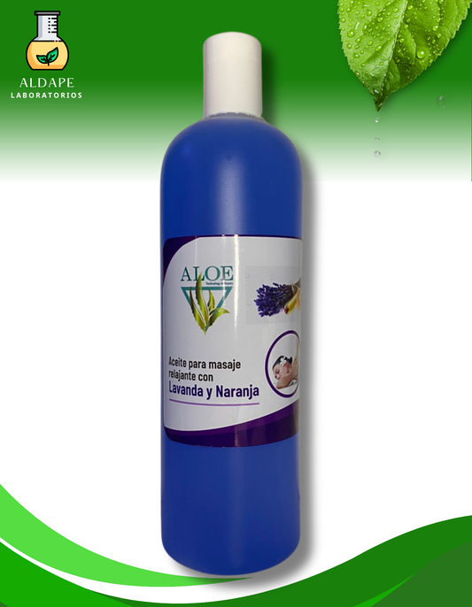 Aceite relajante de lavanda y naranja