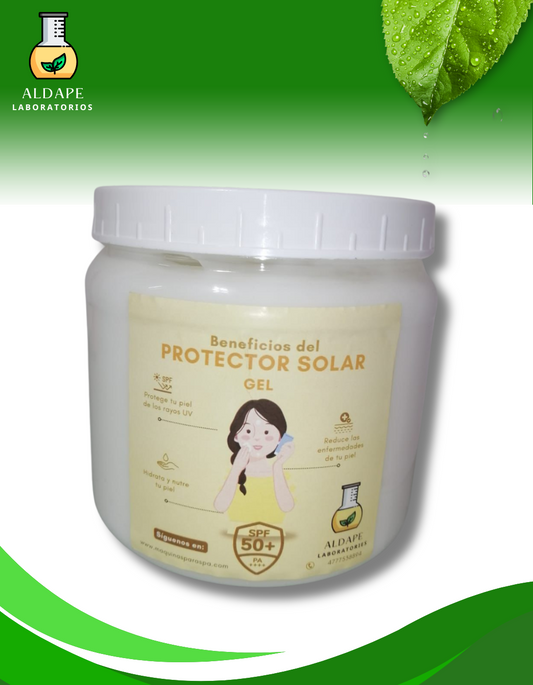 Protector solar en gel