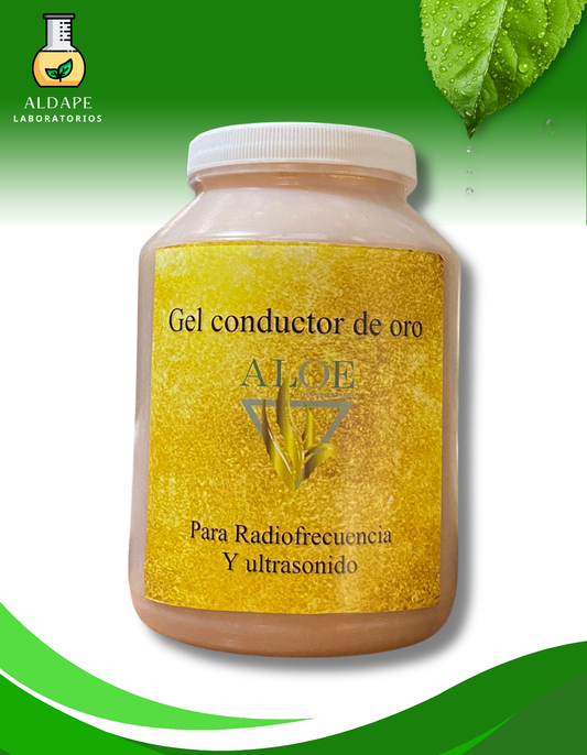 Gel conductor de oro facial