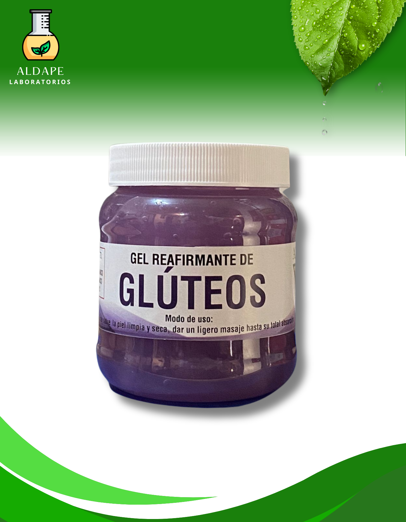 Gel reafirmante de gluteos