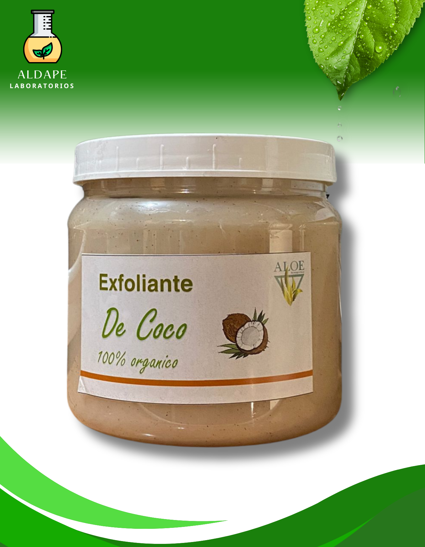 Exfoliante de coco