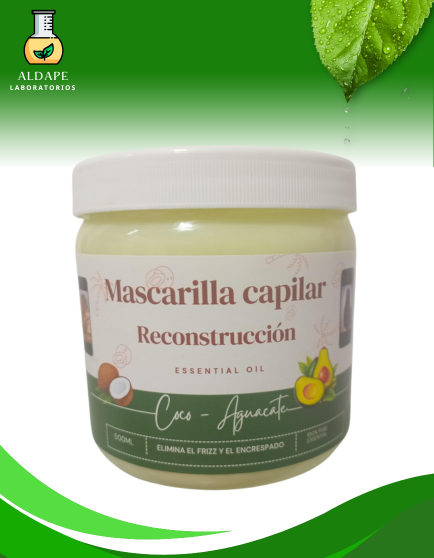 Mascarilla capilar de coco - aguacate