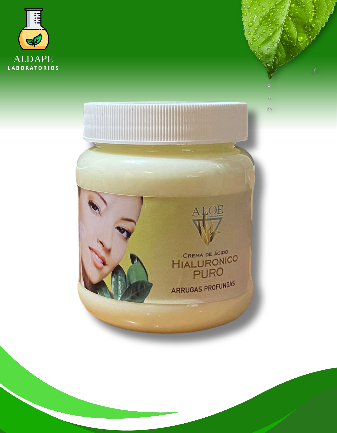 Crema de acido hialuronico puro