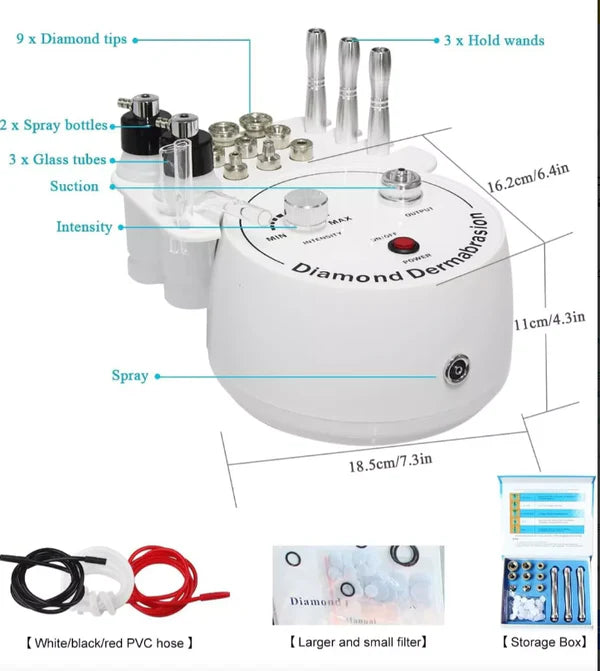 Microdermoabrasion 3 en 1